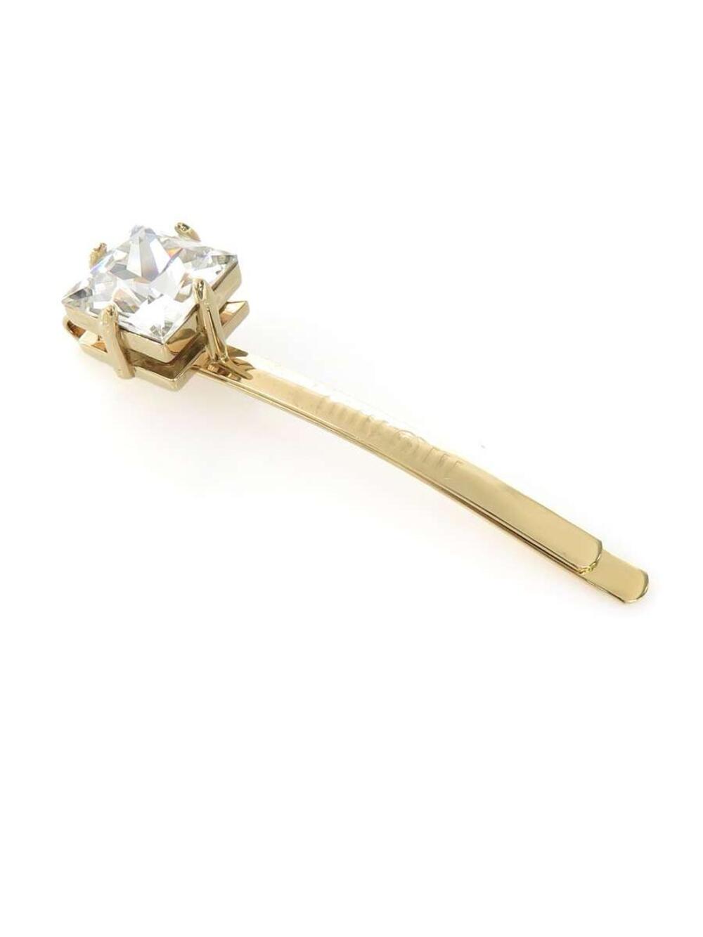 Auth Miumiu Hairpin Gold Metal - #303065M19B
